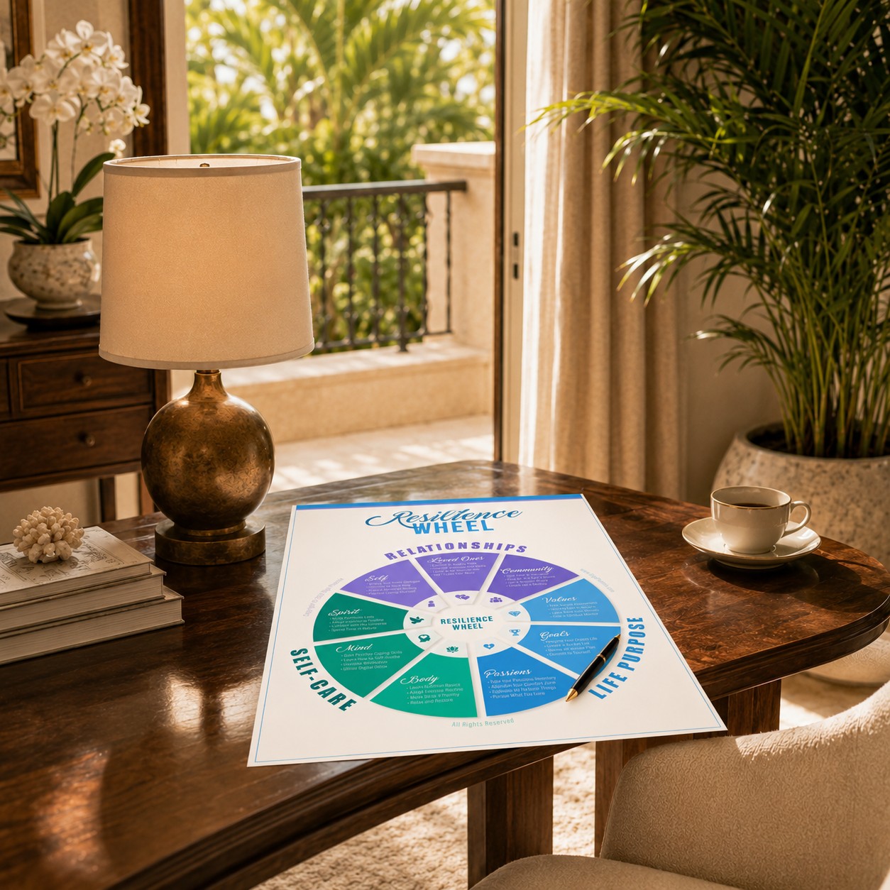 Resilience Wheel being used in a professional training session